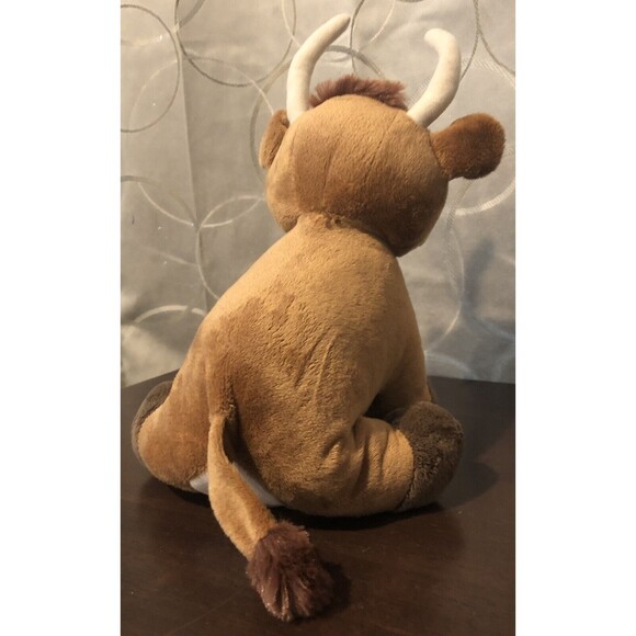 Texas Products Longhorn Plush Stuffed Animal Cow Steer Toy Brown HTF Rare - Picture 6 of 10